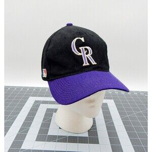 Vintage Sports Specialties MLB Colorado Rockies Two Tone Plain Logo Snapback Hat
